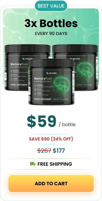 MemoryFuel – Meta Compliant 2026 Brain Supplement with Creatine