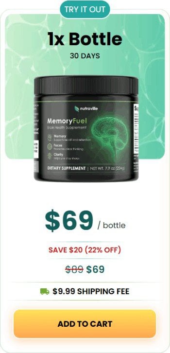 MemoryFuel – Meta Compliant 2026 Brain Supplement with Creatine